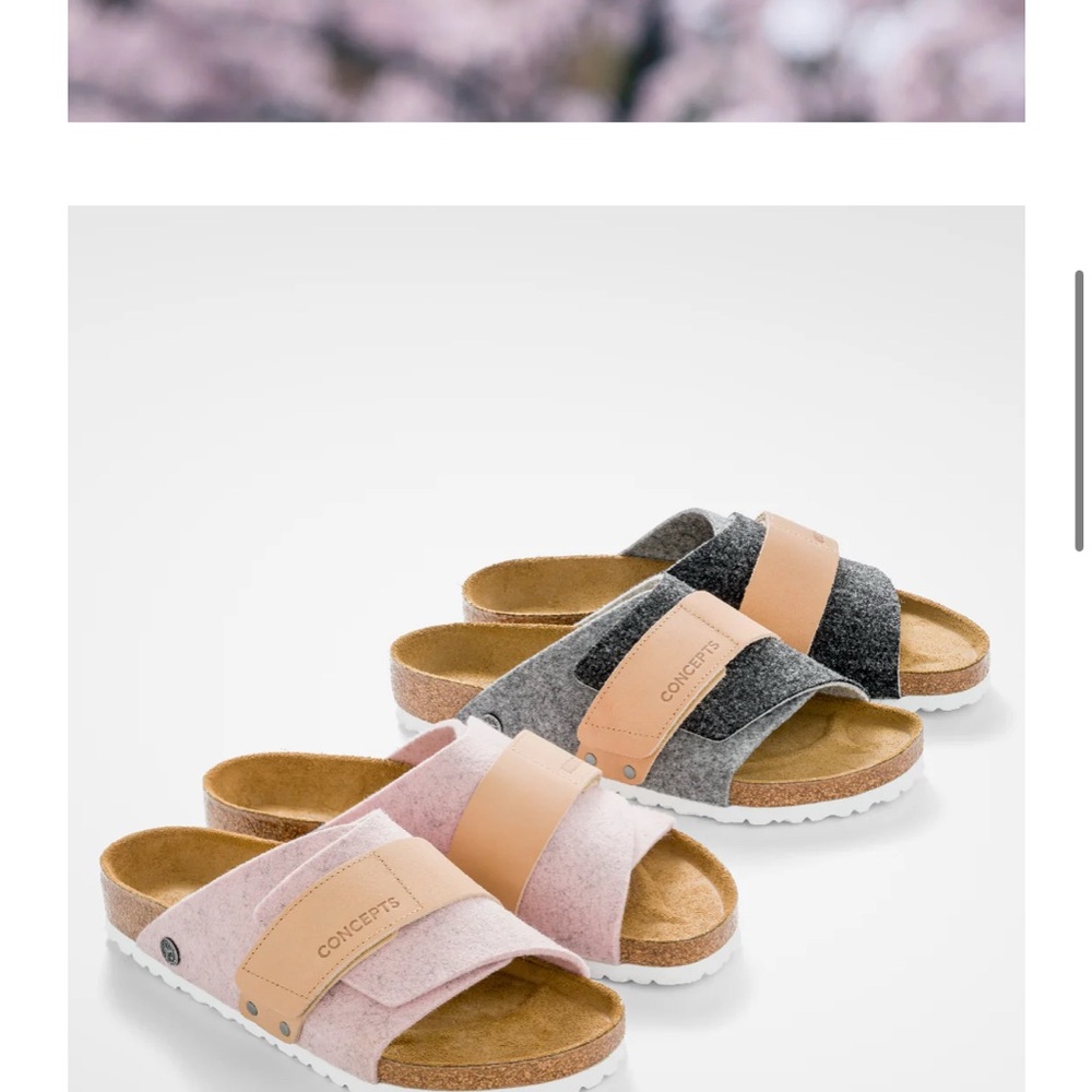CNCPTS x Birkenstock CHERRY BLOSSOM PINK SANDALS NWT new with box never tried on